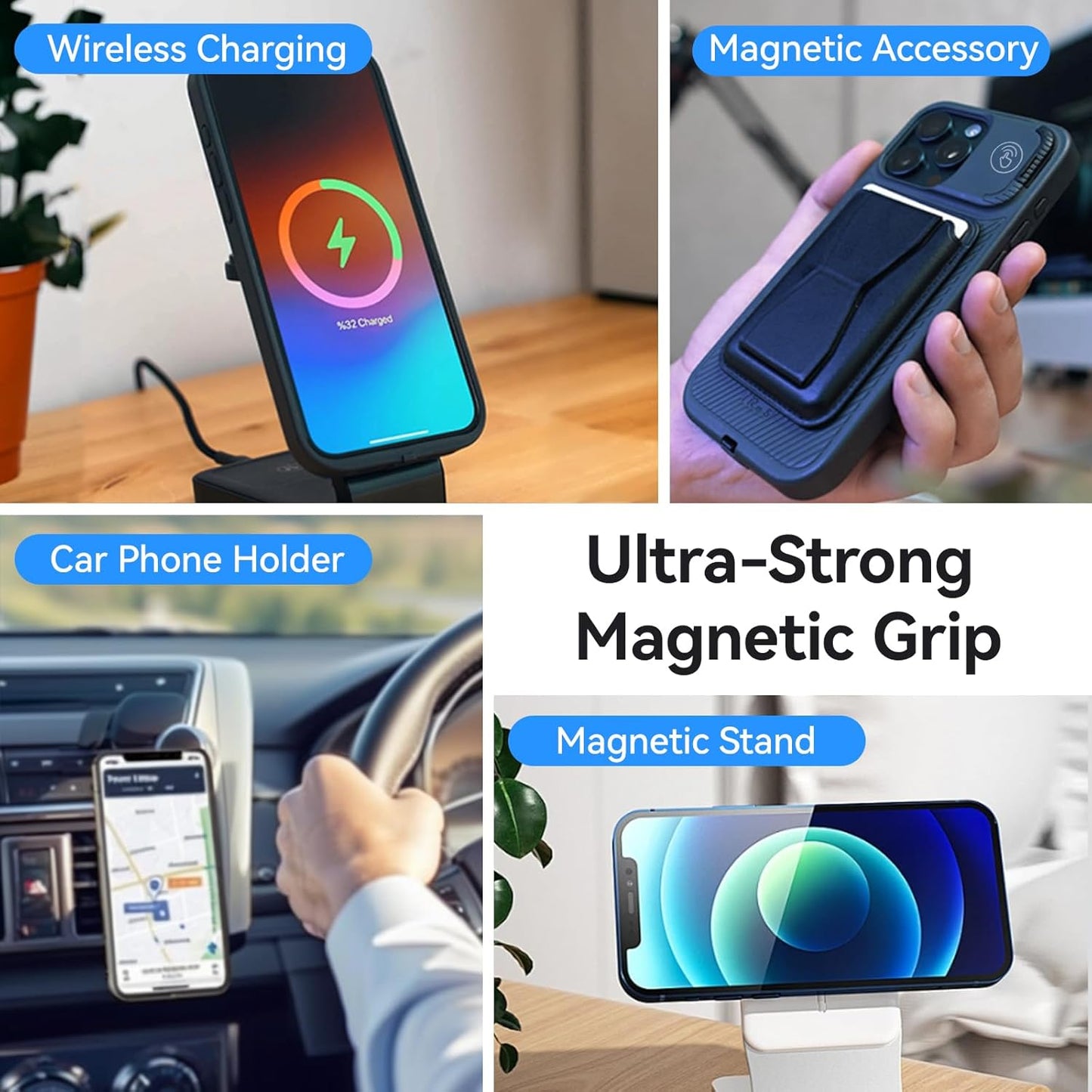 Airzy Invisible Storage Case for iPhone 16 Pro / 16 Pro Max